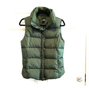 J. Crew Down Vest. Spruce, small